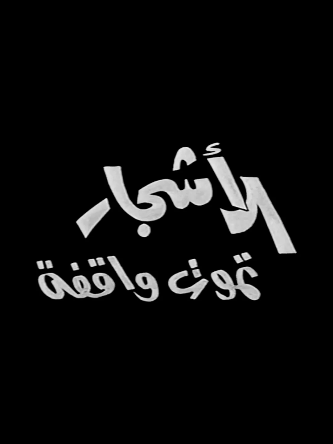 الأشجار تموت واقفة